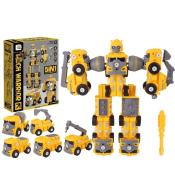 Robot 5w1 skręcany żółty