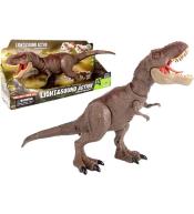 Dinozaur t-rex z ruchoma głowa świeci i ryczy