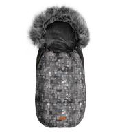 Śpiworek Olaf grafitowy kropki 100x45cm