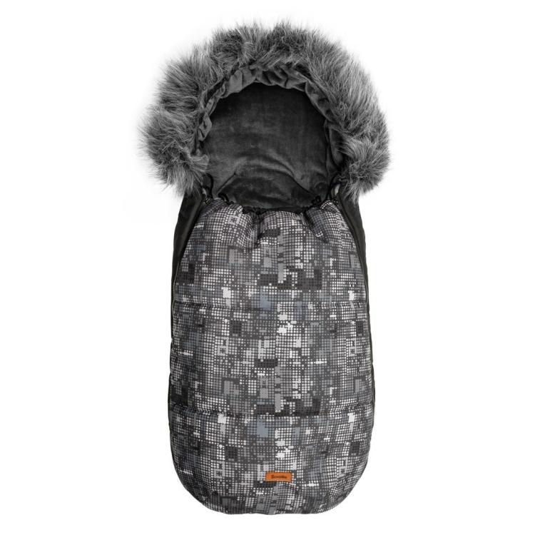 Śpiworek Olaf grafitowy kropki 100x45cm