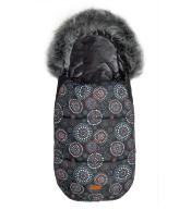 Śpiworek Olaf czarny rozety 100x45cm