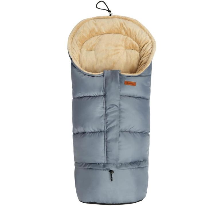 Śpiworek Combi 3w1 minky graphite/beige