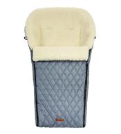 Śpiworek pikowany wełniany do wózka graphite