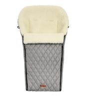 Śpiworek pikowany wełniany do wózka grey