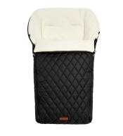 Śpiworek pikowany polar do wózka black