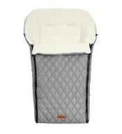 Śpiworek pikowany polar do wózka grey