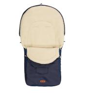 Śpiworek wełniany do wózka navy