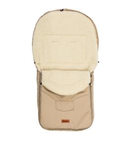 Śpiworek wełniany do wózka cappuccino