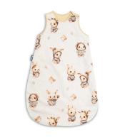Śpiworek do spania M króliczki beżowy 50x80cm