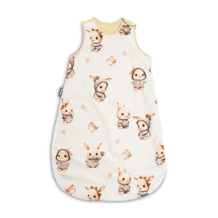 Śpiworek do spania M króliczki beżowy 50x80cm