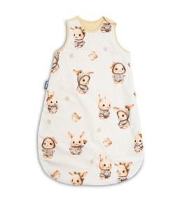 Śpiworek do spania M króliczki beżowy 50x80cm
