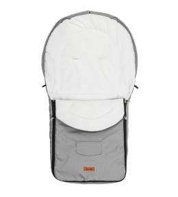 Śpiworek polar do wózka light grey