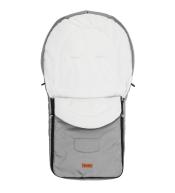 Śpiworek polar do wózka light grey