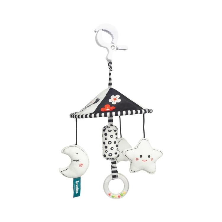 Black&White Karuzela do wózka Gwiazdka