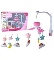 Karuzela do łóżeczka różowa