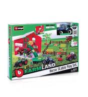 Horse Stable Playset Tractor BBURAGO