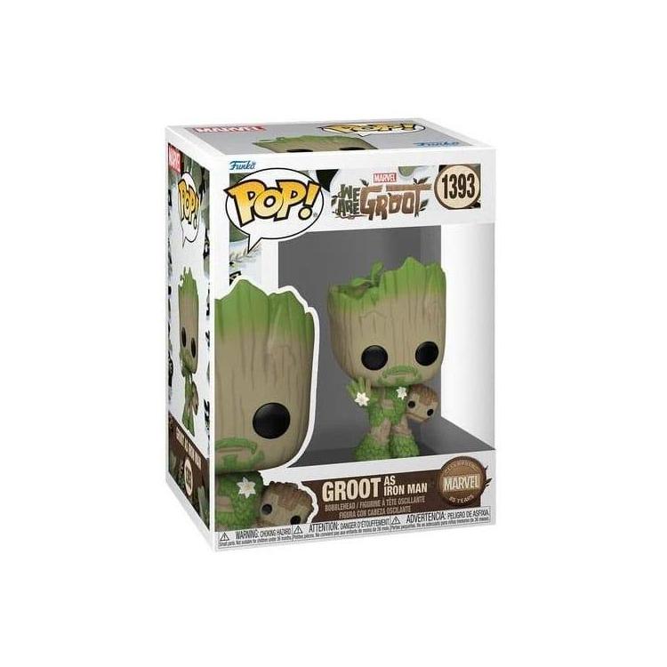 Funko Figurka POP Marvel: Groot jako Iron Man