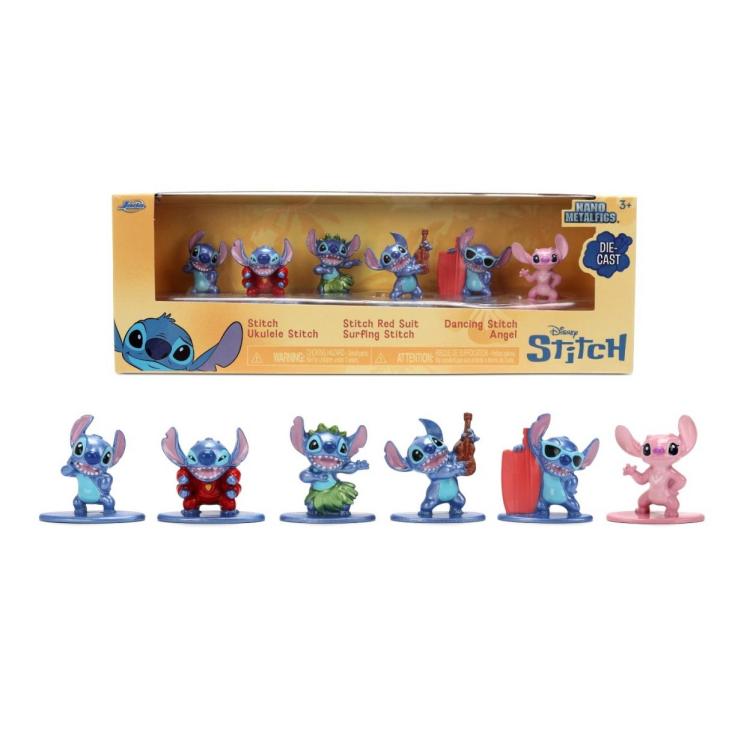 Jada Stitch Metal fig 6-pak 4cm