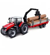 Farm Tractor Fergusson 8740S + przyczepa BBURAGO