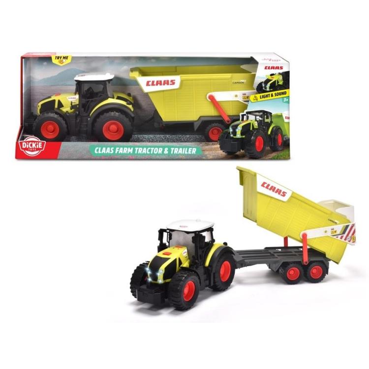 FARM Traktor z przyczepą 64cm