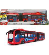 Autobus przegubowy czerwony Volvo 40cm