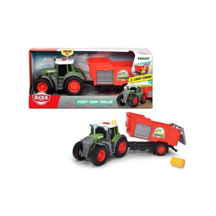 FARM Traktor z przyczepą 26cm