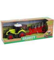 Traktor z przyczepą i dźwiękiem