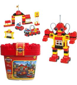 Klocki straż pożarna 85el