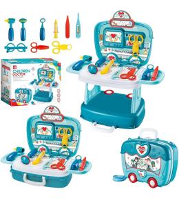 Zestaw lekarski stolik w walizce
