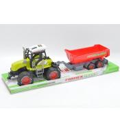 Traktor z przyczepą