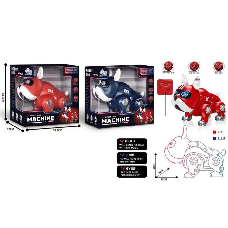 Pies robot buldog na baterie MIX