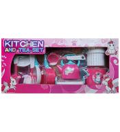 Zestaw naczyń jednorożec 11el