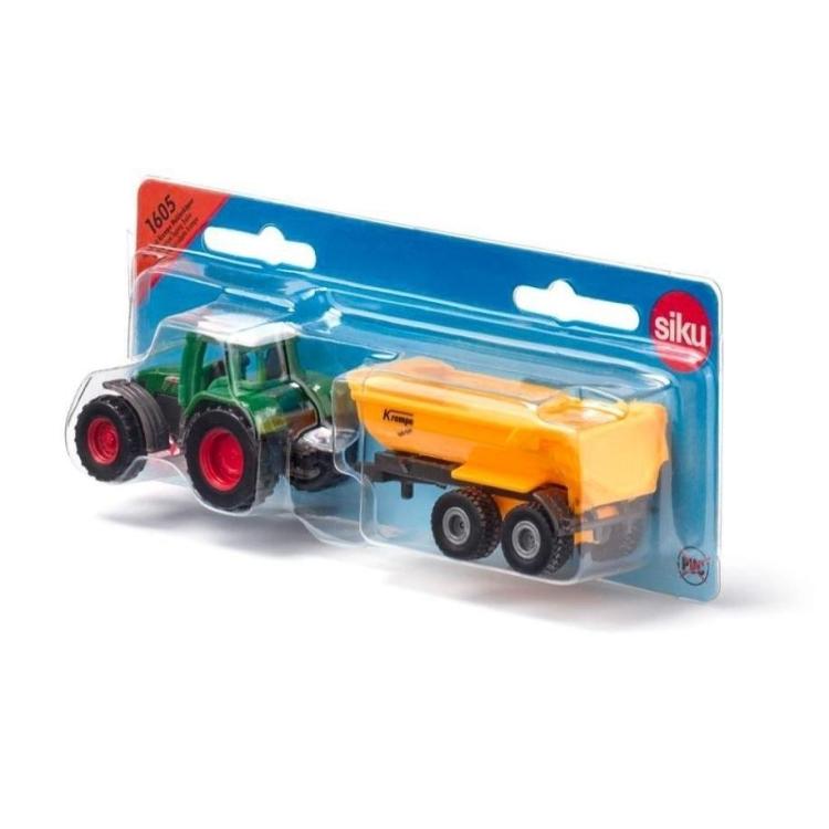 Siku Farmer - Fendt z wywrotką kolebową Krampe