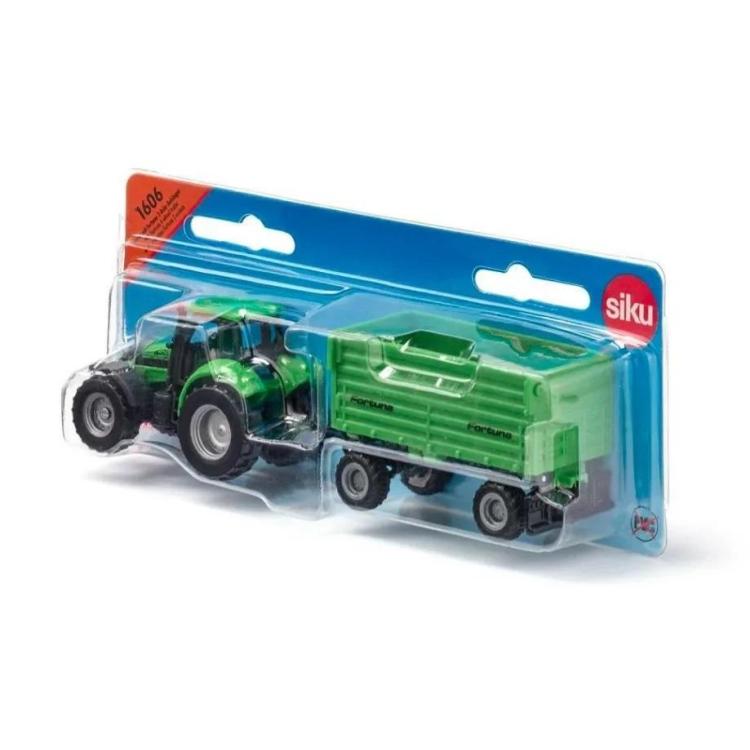 Siku Farmer - Deutz-Fahr z przyczepą Fortuna