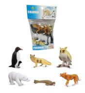 Zwierzęta polarne arktyczne 6szt