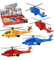 Helikopter metal pull back ze światłem i dźwiękiem