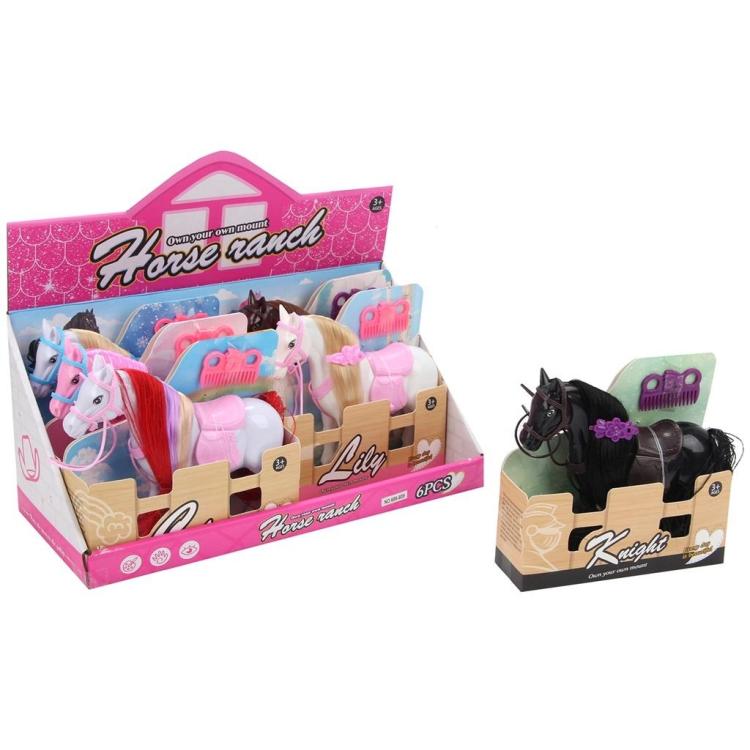 Koń z grzywą do czesania MIX