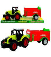 Traktor z przyczepą