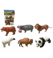 Zestaw zwierząt zoo 6szt