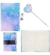 Pamiętnik cekiny serca z długopisem