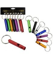 Brelok gwizdek metalowy (12szt)