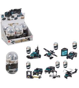 Klocki pojazd policyjny w jajku MIX