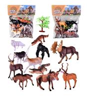 Zwierzęta dzikie zoo 6szt MIX