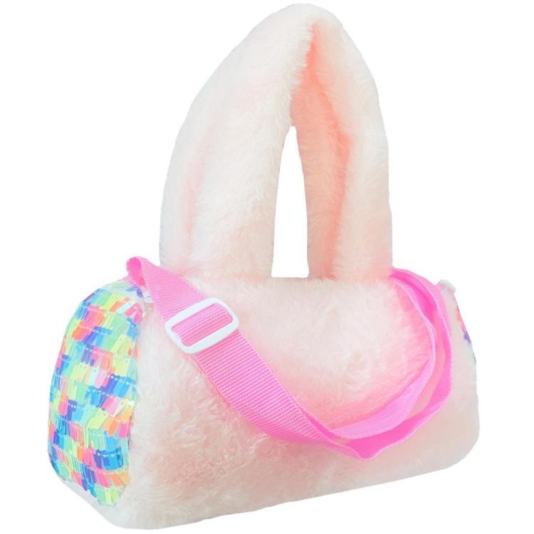 Torebka pluszowa cekiny