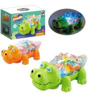 Krokodyl z napędem, dźwiękiem i światłem