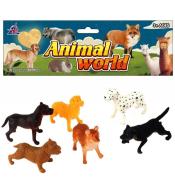 Zestaw figurek psy 6szt