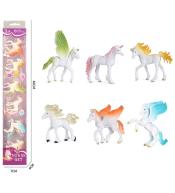 Jednorożce pegazy konie 6szt