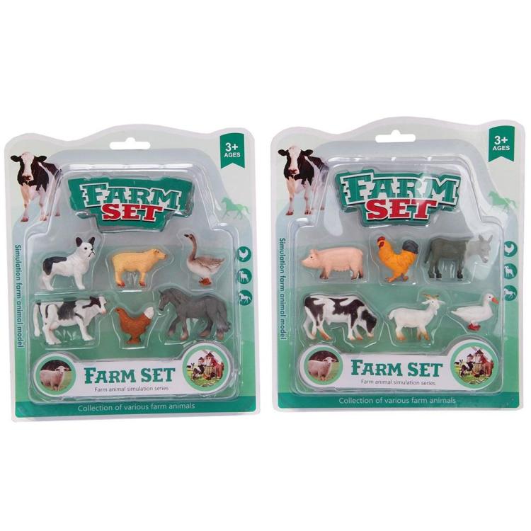 Zestaw zwierząt domowych 6szt MIX