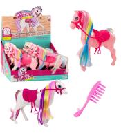 Koń z tęczową grzywą i grzebieniem MIX
