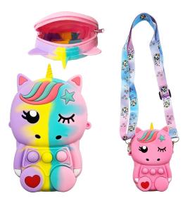 Torebka silikonowa jednorożec